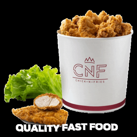 CNF_restaurant giphygifmaker chicken bucket pollo GIF