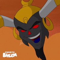 Dark Lord Monster GIF by Chhota Bheem