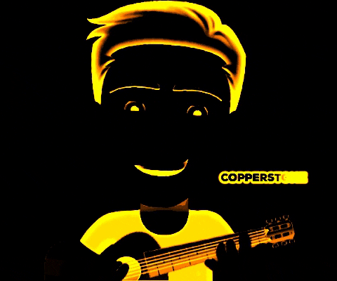 Copperstoneband giphygifmaker copperstone music band rocknroll copper stone night ghost guitar dark GIF