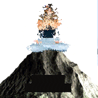 Yoga Mountain Sticker by Mia Astral