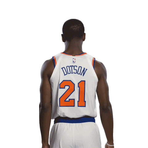 Damyean Dotson Basketball Sticker by New York Knicks