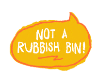 Earth Trash Sticker by MEWR Singapore
