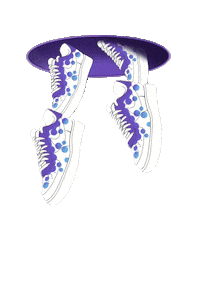 PANartwork art nike pan panartwork Sticker