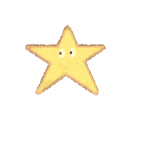 k_rinalin star night yellow sky Sticker