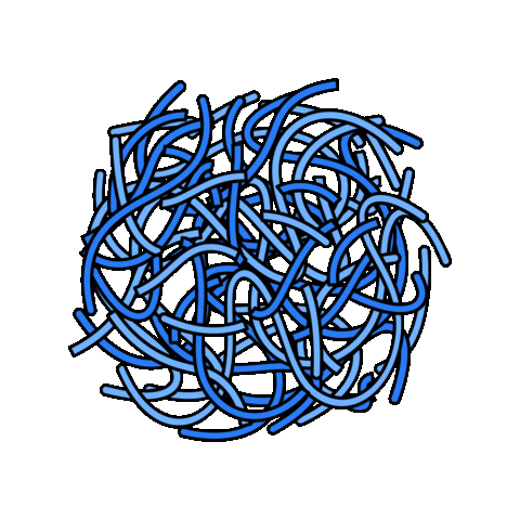 neverfeltsogreat giphyupload blue ball rolling Sticker