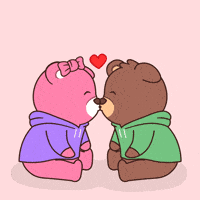 Love You Kiss GIF by BEARISH