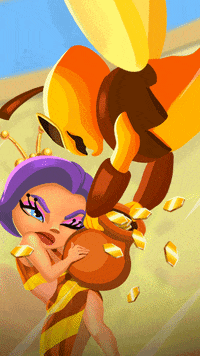 Fight Save GIF by POP! Slots Casino