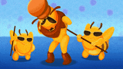 Bee Honey GIF by POP! Slots Casino