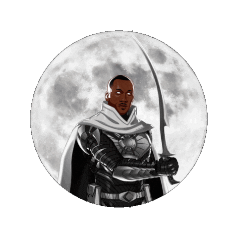 Blood Moon Sword Sticker by Marvel Studios