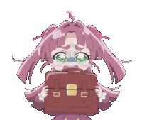 Sad Magical Girl Sticker