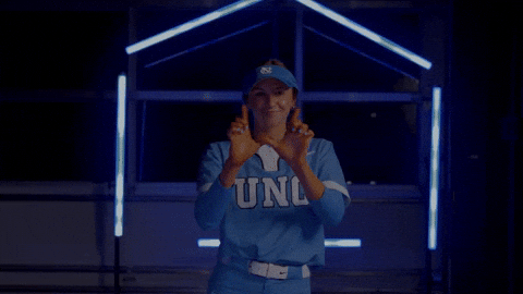 Softball GIF by UNC Tar Heels
