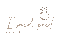 rockymtnbride wedding bling proposal engaged Sticker