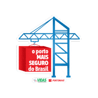 Portonave vidas seguranca do trabalho portonave programa vidas Sticker