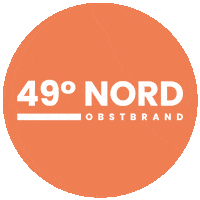 Logo Bunt Sticker by 49°Nord Obstbrand