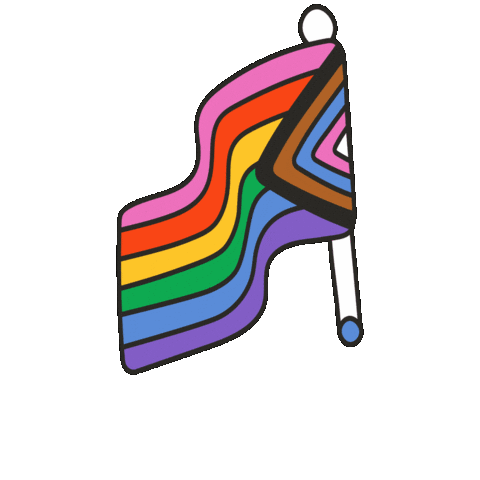 Pride Flag Sticker by Maeve Chocolate