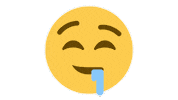 emojivid emoji emojivid smileys droolingface Sticker