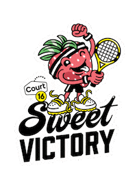 Game Time Win Sticker by Court 16 - Tennis & Pickleball