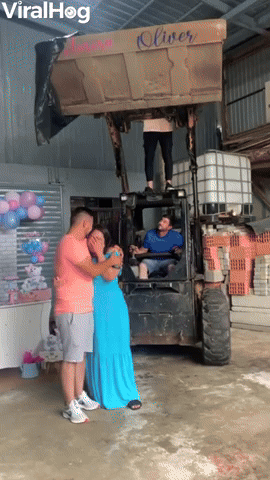 Adorable Reaction to New Little Girl in Gender Rev