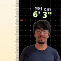 6' 3"