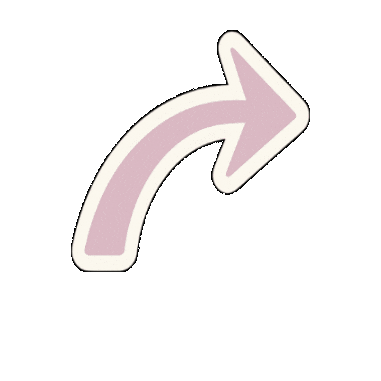 Look Here Pink Arrow Sticker by NZ Collab