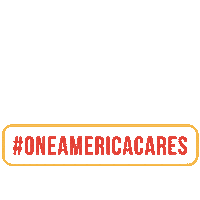 OneAmerica oneamerica oneamericacares weekofcaring Sticker