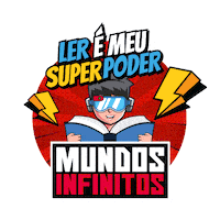 mundosinfinitos mundosinfinitos mundosinfinitosbrasil sticker leitura lermundosinfinitos Sticker