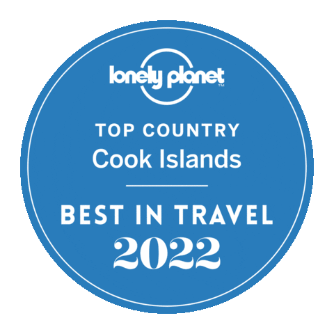 Lonely Planet Travel Sticker by Cook Islands