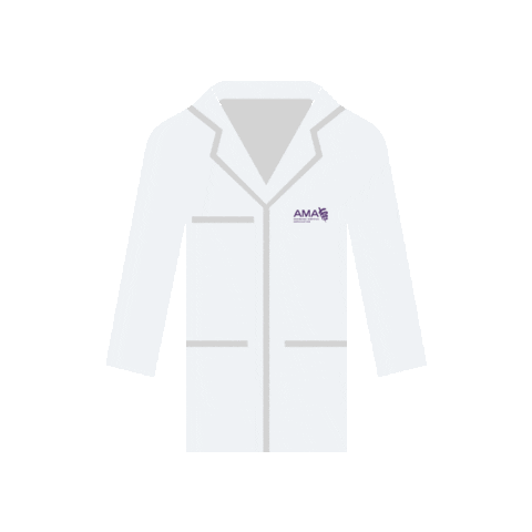 AmericanMedicalAssociation giphygifmaker white science purple Sticker