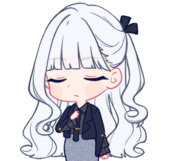 clairelle giphyupload anime girl huh Sticker