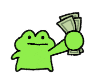 Money Drawing Sticker