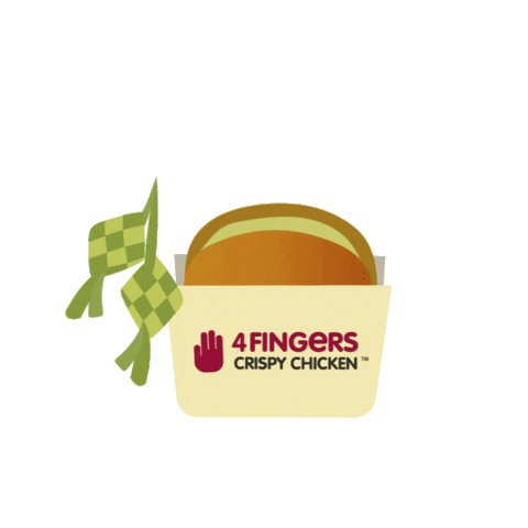 4FingersMalaysia 4fingersmalaysia hariraya 4fraya 4f Sticker
