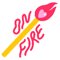 Angry On Fire Sticker