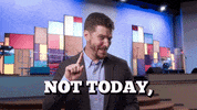 Joel Berry Not Today Satan GIF by BabylonBee