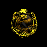 g-vnct loop trippy gold abstract GIF