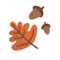 Fall Autumn Sticker by Glück ist...