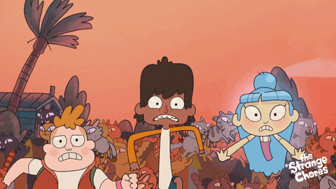 Cat Run Away GIF by Ludo Studio
