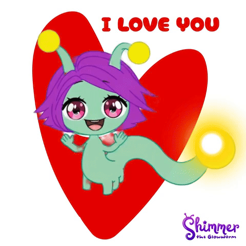 shimmer the glowworm redheart