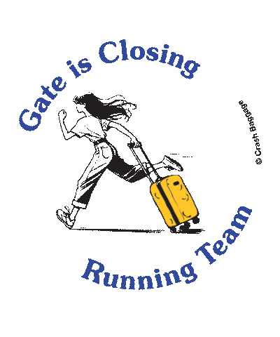 Team Running Sticker by Wakai