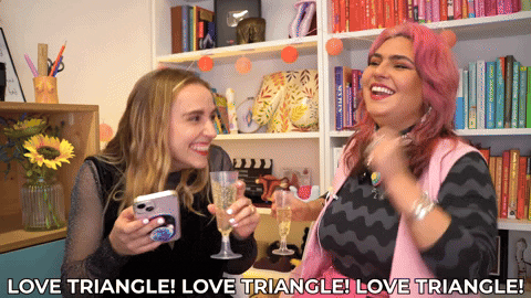 Love Triangle Books GIF by HannahWitton
