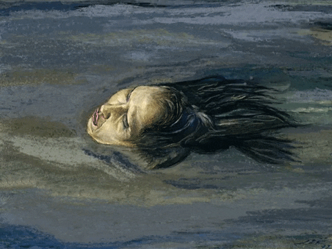 Sad In The River GIF by Barbara Pozzi