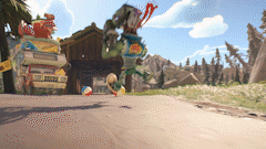 plantsvszombies running zombie rescue late GIF
