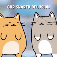 Twinning White Cat GIF by MESA My Emotional Support Animal