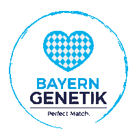BayernGenetik herz bayern bg fleckvieh Sticker