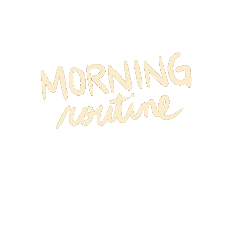 Morning Routine Sticker by YŌBI