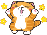 Happy Cat Sticker by MochiDad