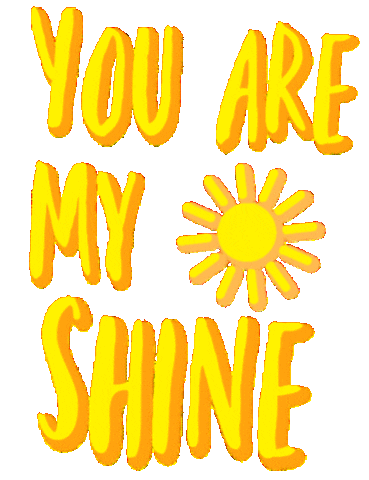 You Are My Sunshine Summer Sticker