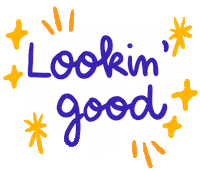 Looking Good Sticker by Eledraws (Eleonore Bem)