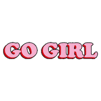 girl encouraging Sticker by prettylittlething