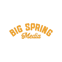 bigspringmedia big spring media bsm gold Sticker