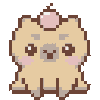 Pixel Capybara Sticker